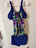 Brand New Blue two piece swim suite