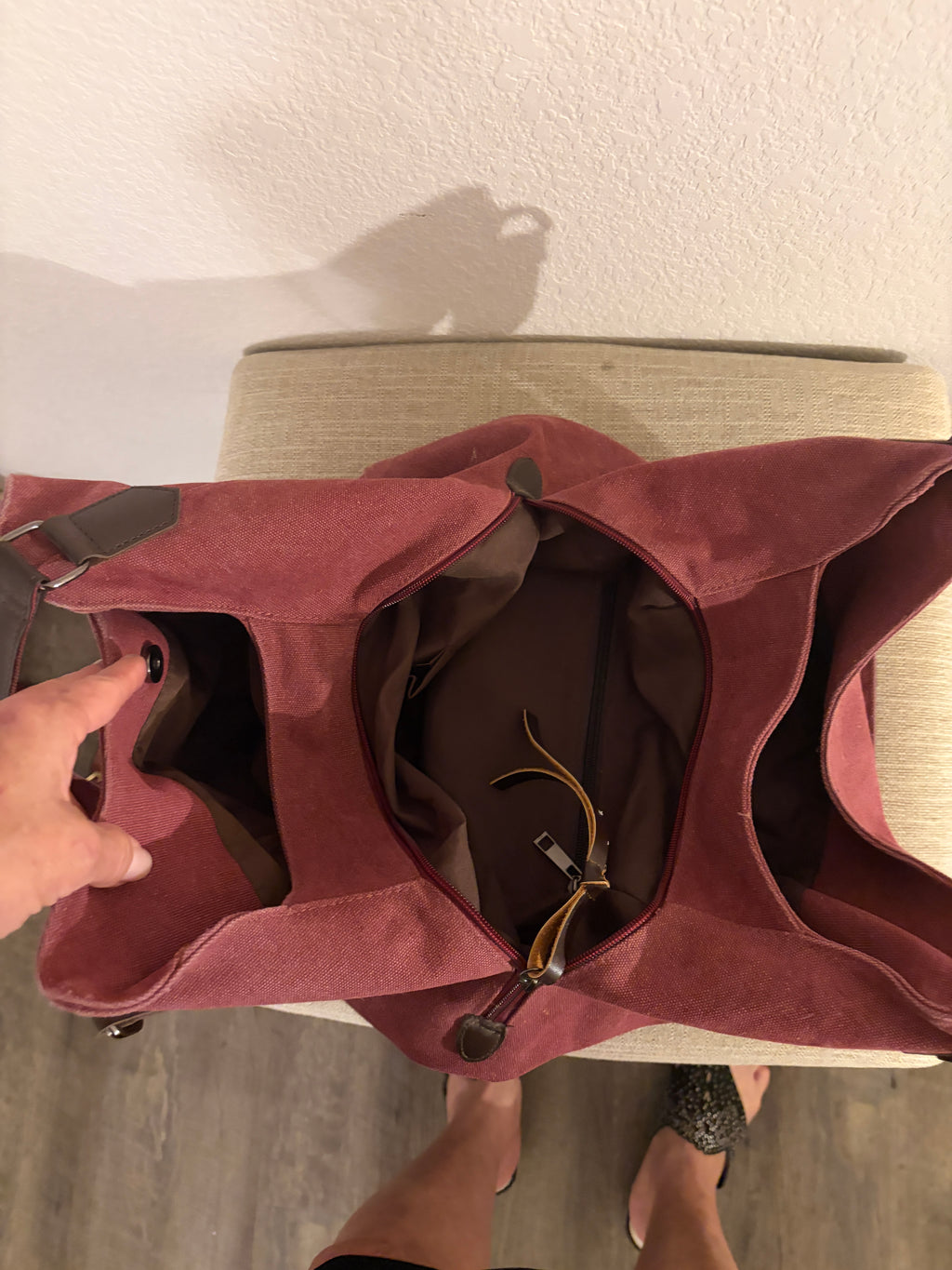 Classic Passion soft slouchy shoulder bag