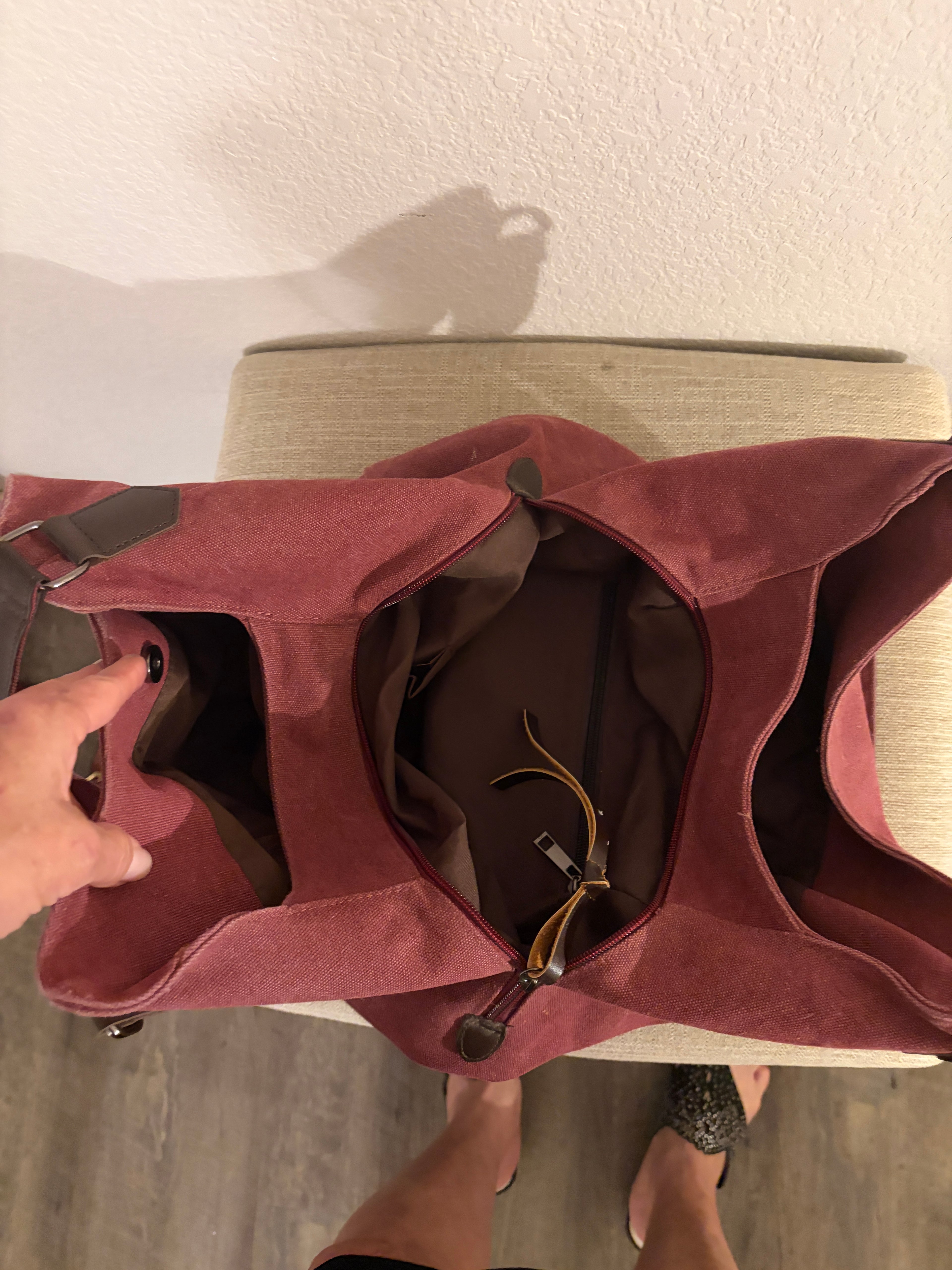 Classic Passion soft slouchy shoulder bag
