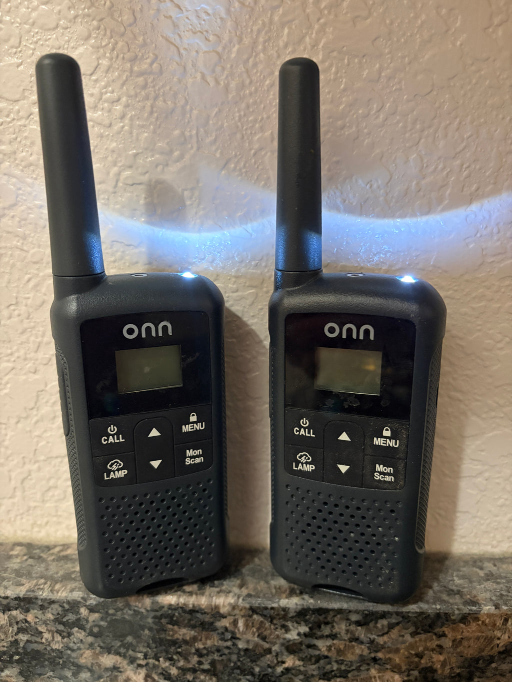 Like New Onn Walkie Talkies 2 way radios