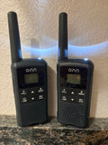 Like New Onn Walkie Talkies 2 way radios