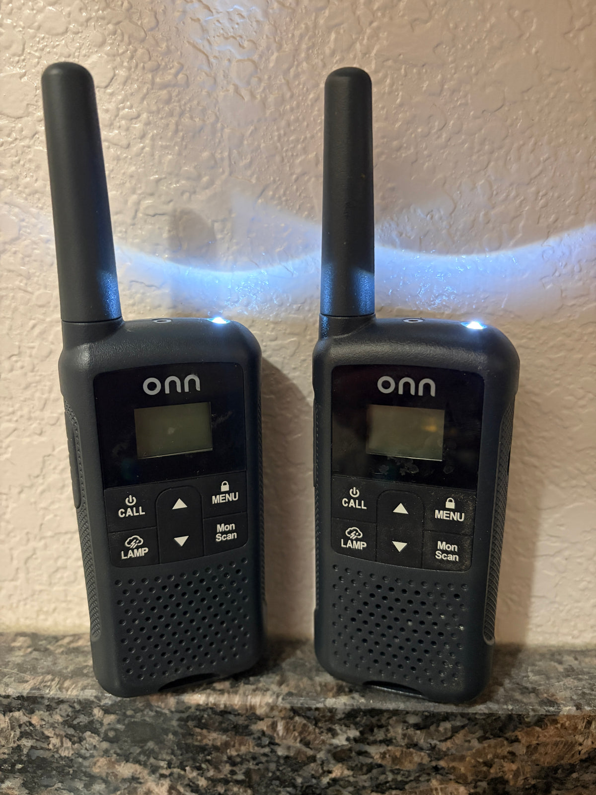 Like New Onn Walkie Talkies 2 way radios