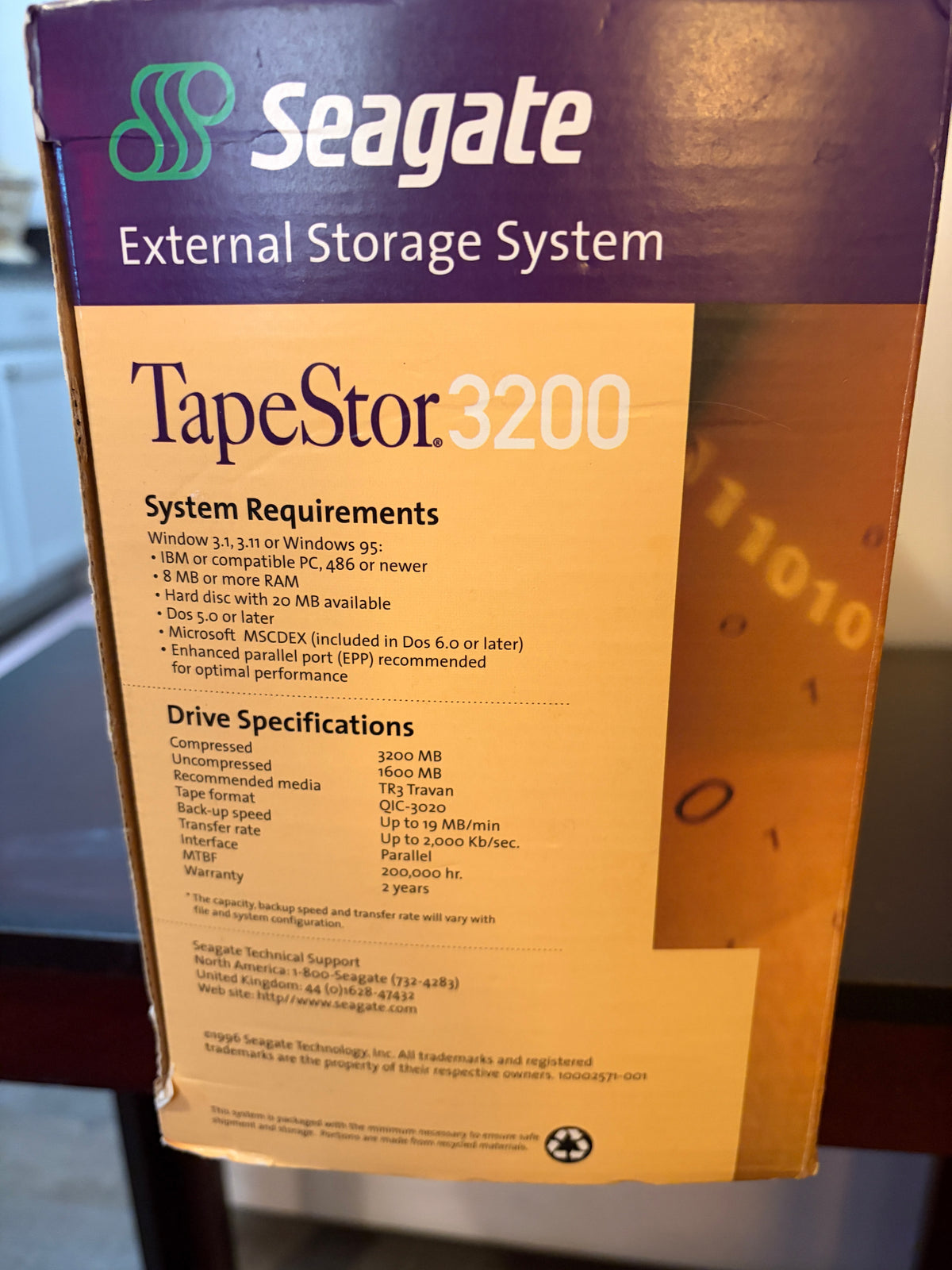TapeStor 3200 Megabytes