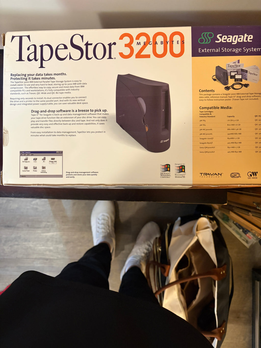 TapeStor 3200 Megabytes