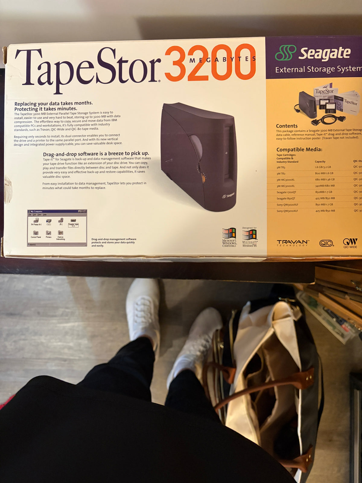 TapeStor 3200 Megabytes