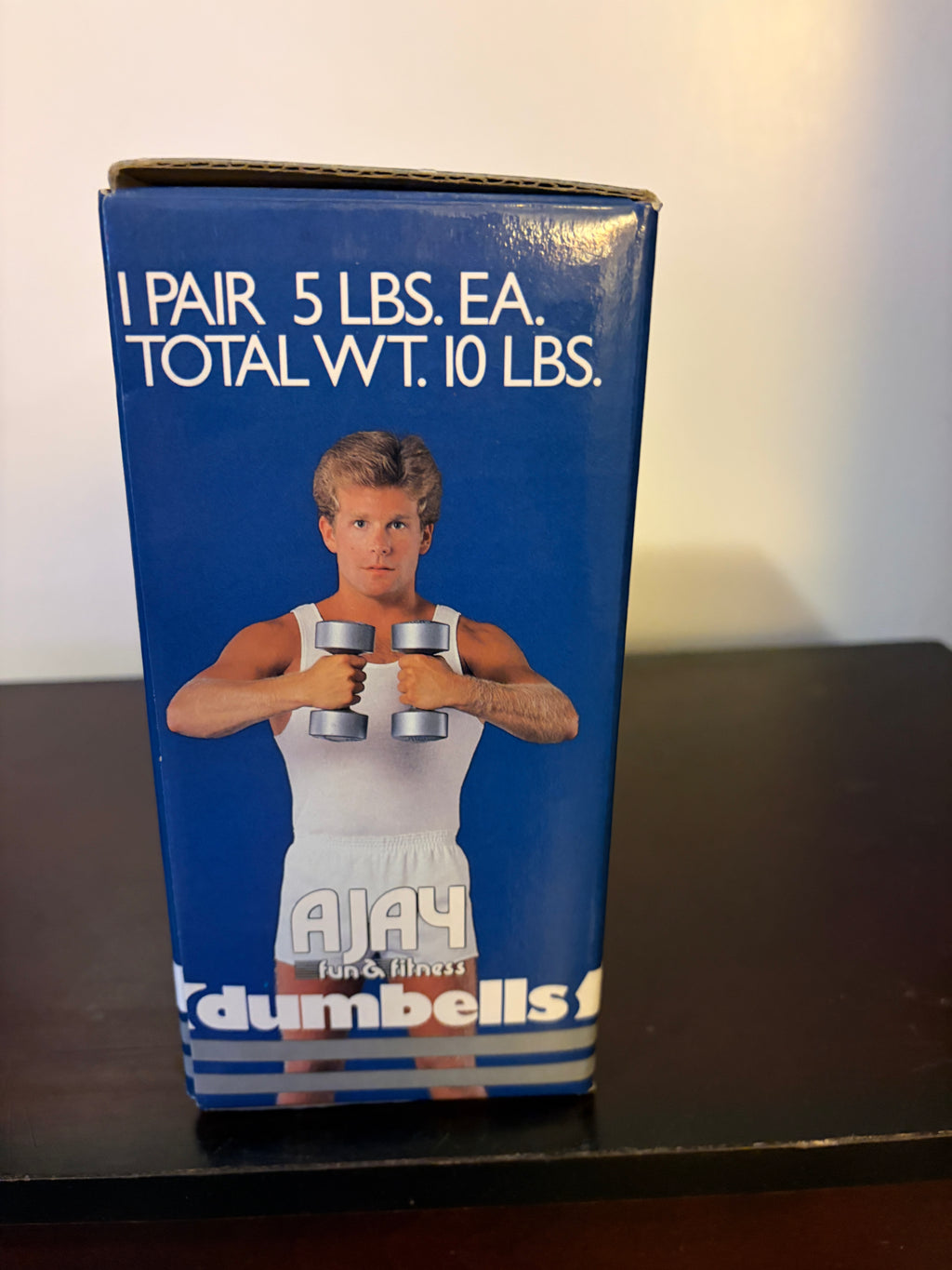 Vintage AJAY Fun & Fitness 5 pound dumbbells