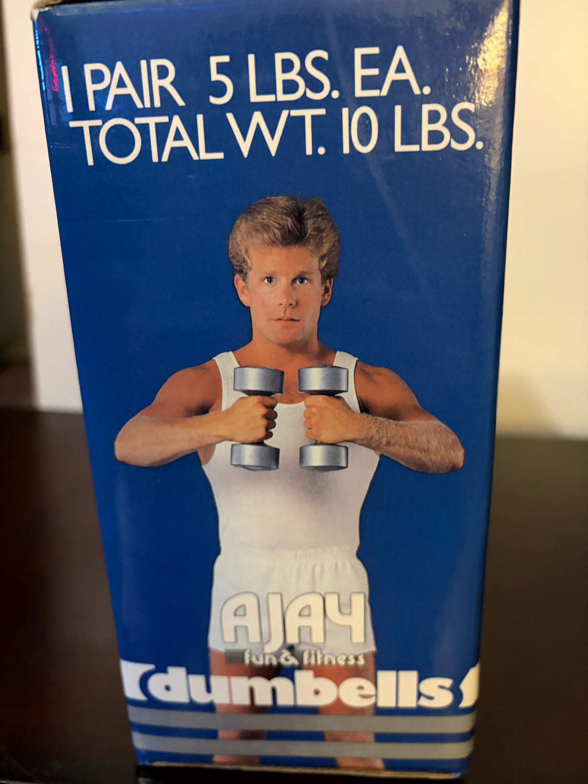 Vintage AJAY Fun & Fitness 5 pound dumbbells